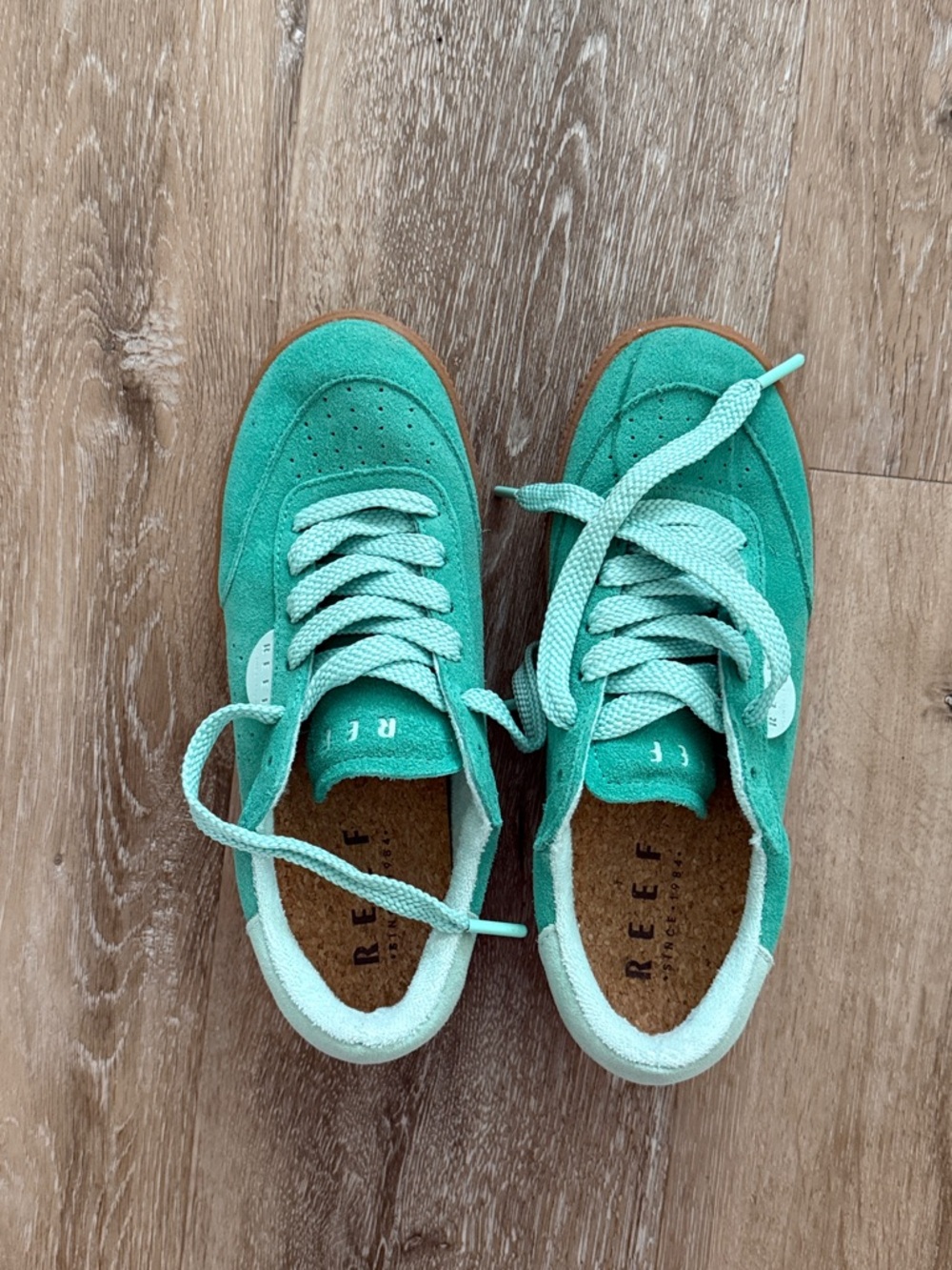 Reef Women's Teal Lay Day Seas Sneakers